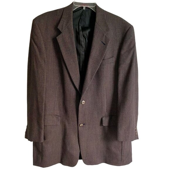 Hart Schaffner Marx 2 Button Wool Blazer Jacket Men's 42L - Picture 1 of 10